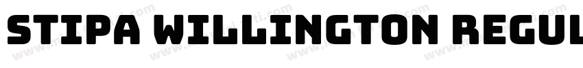Stipa Willington Regular字体转换